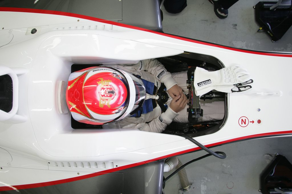 Test Valencia primi km, Kamui Kobayashi, BMW Sauber C29